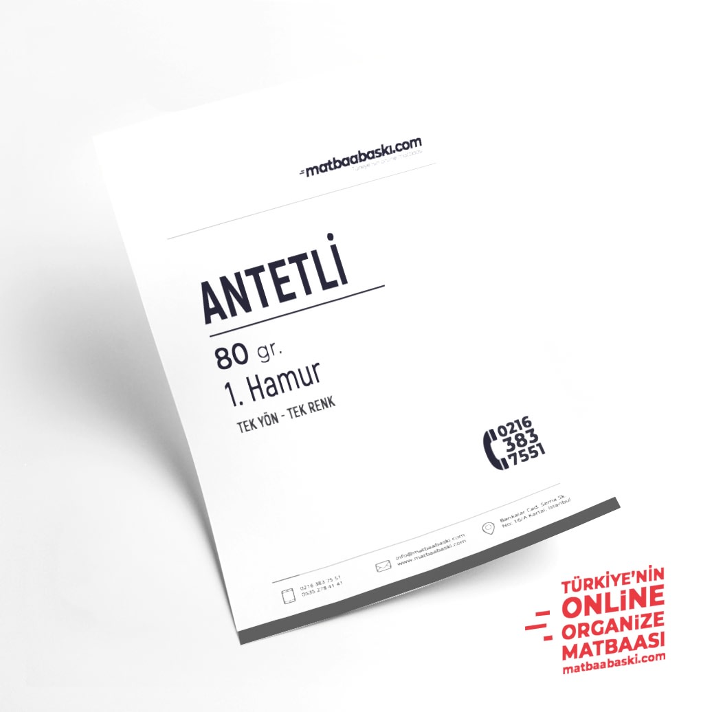 AK Antetli Kağıt