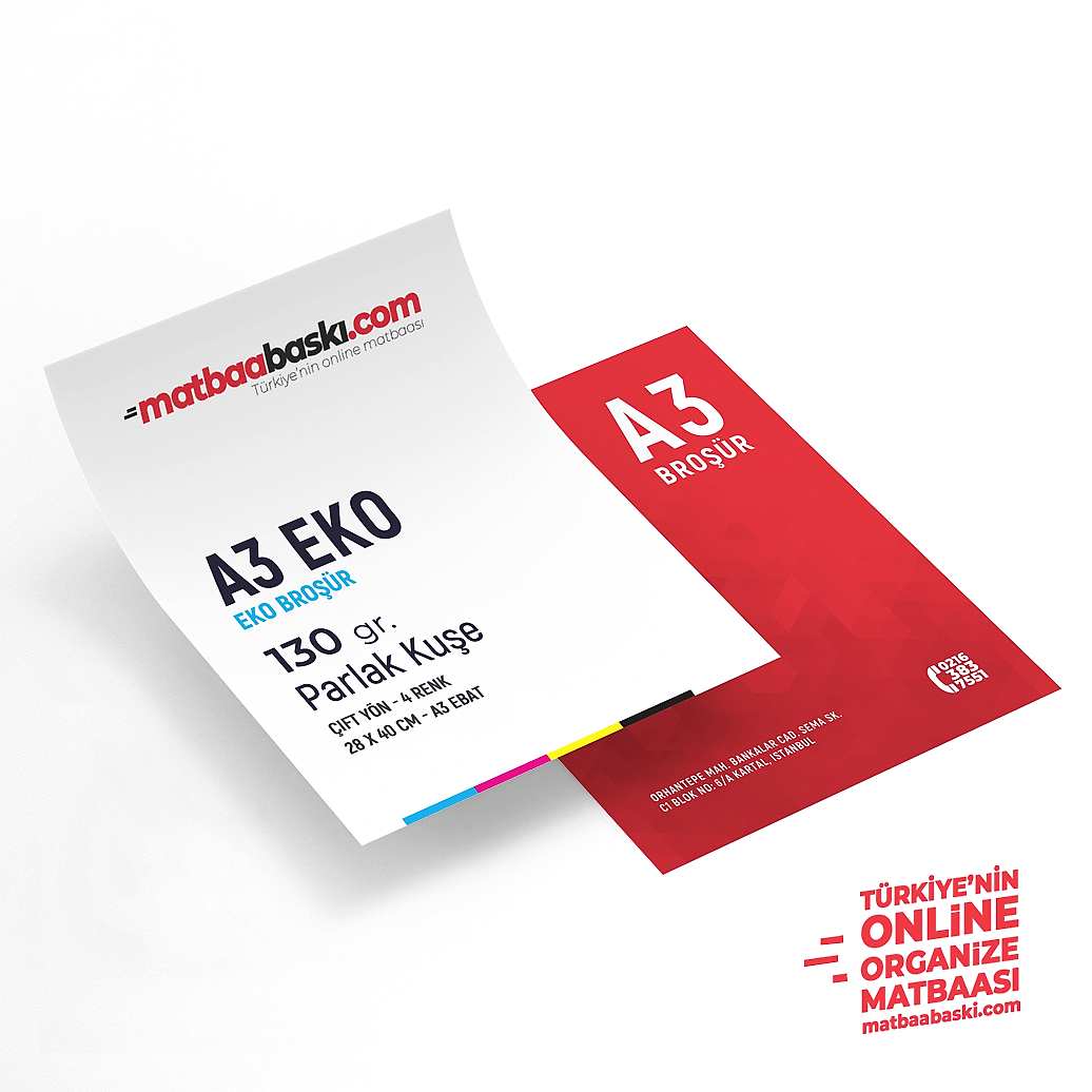 A3 EKO 130 gr. Broşür