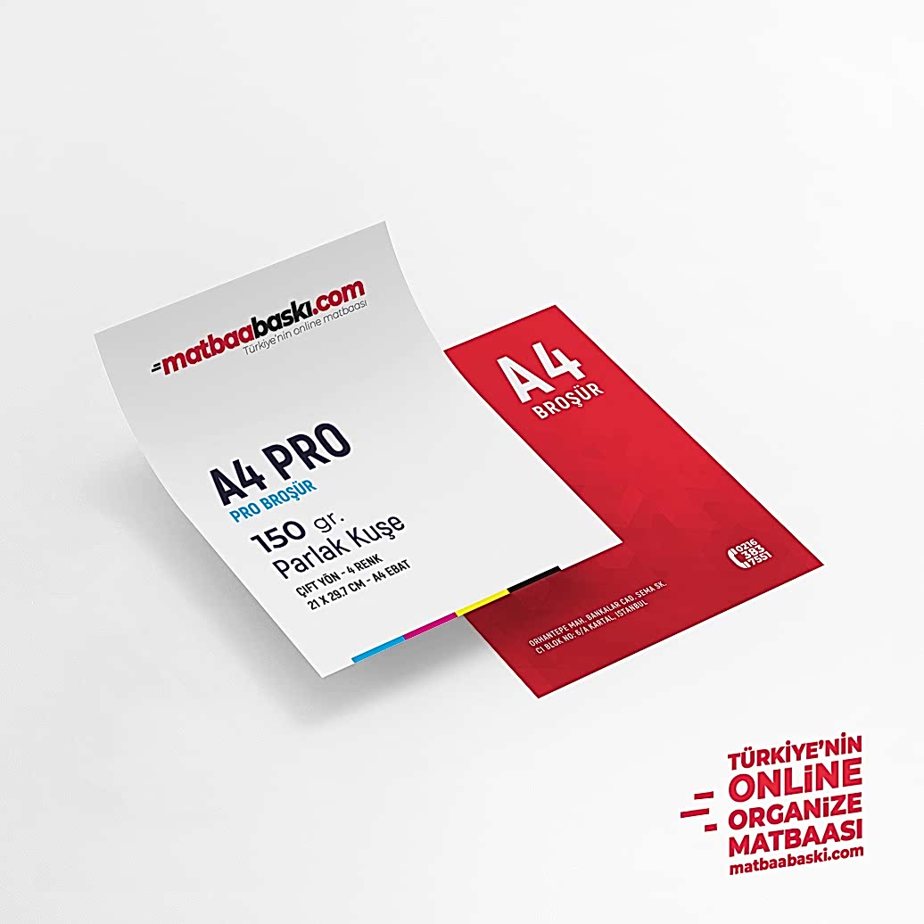 A4 PRO 150 gr. Broşür