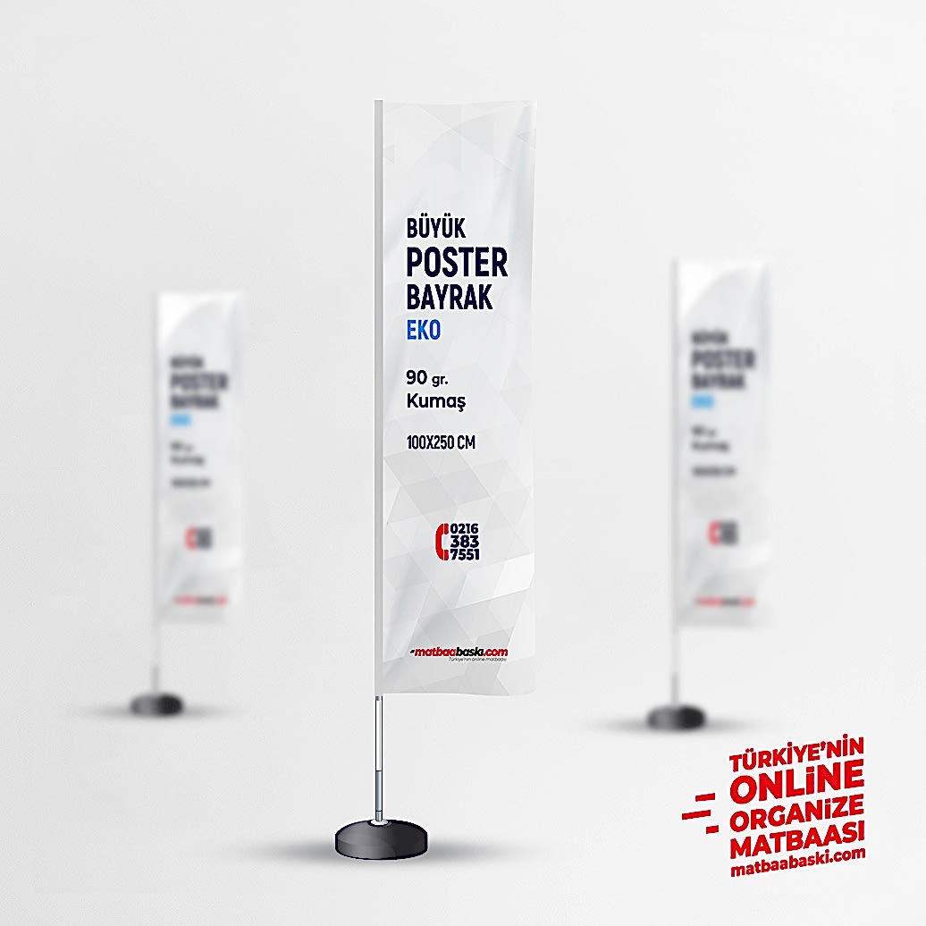 Eko Büyük Poster Bayrak