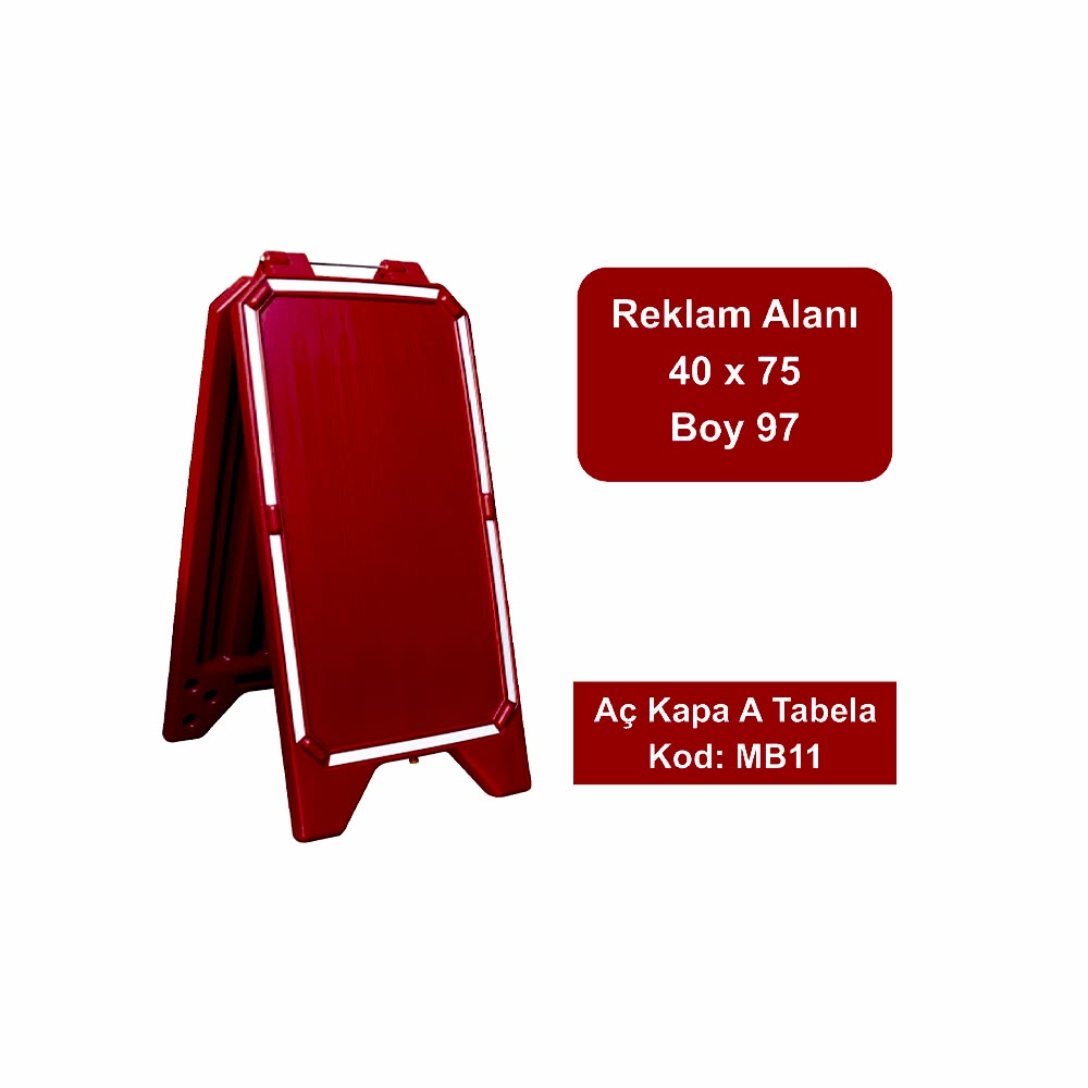 MB11-1 Aç Kapa A Tabela Kırmızı